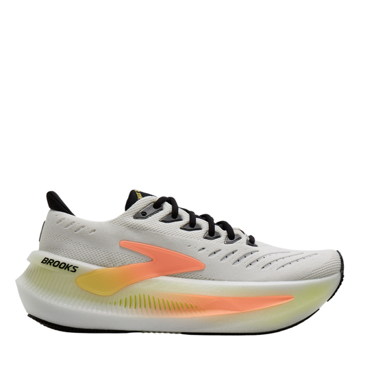 Brooks Women's Glycerin Max 2 Running Shoes in White/Cyber Yellow/Nightlife/SS26