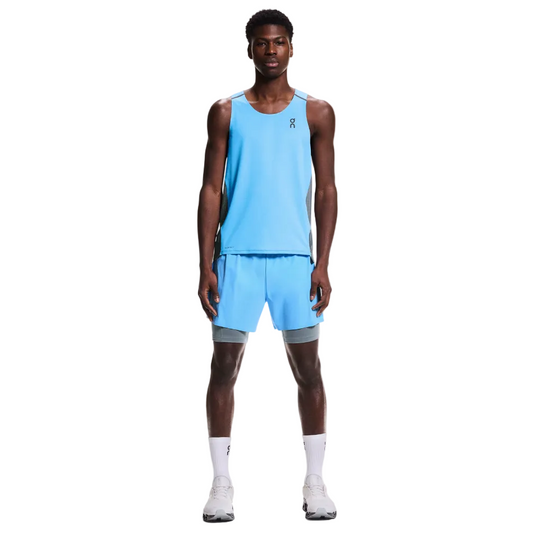 On Men's Performance Tank in Gourami/Rock SS26