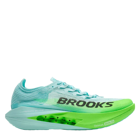 Brooks Unisex Hyperion Elite 5 Running Shoes in Limpet/Black/Green Gecko SS26