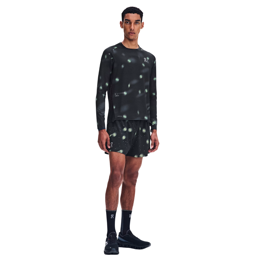 On Men's Performance Shorts Lumos in Black AW26