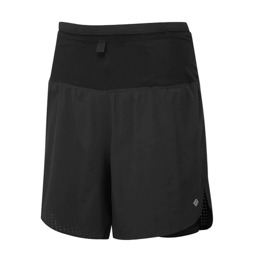 Ronhill Women's Tech All-Terrain 5" Twin Short in All Black SS26