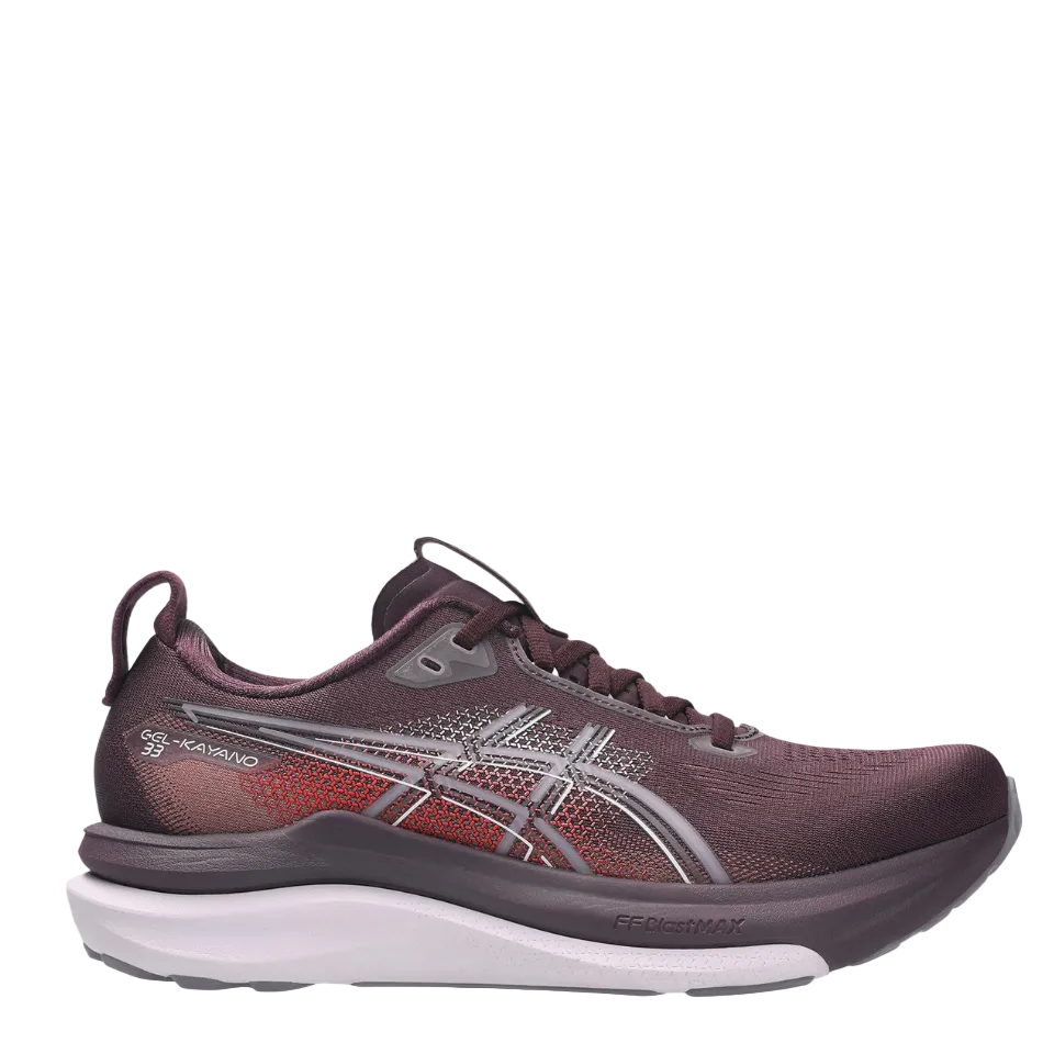 ASICS Women's GEL-KAYANO 33 Running Shoes in Dark Aubergine/Dahlia AW26