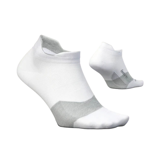 Feetures Elite Ultra Light Cushion No Show Tab in White AW25