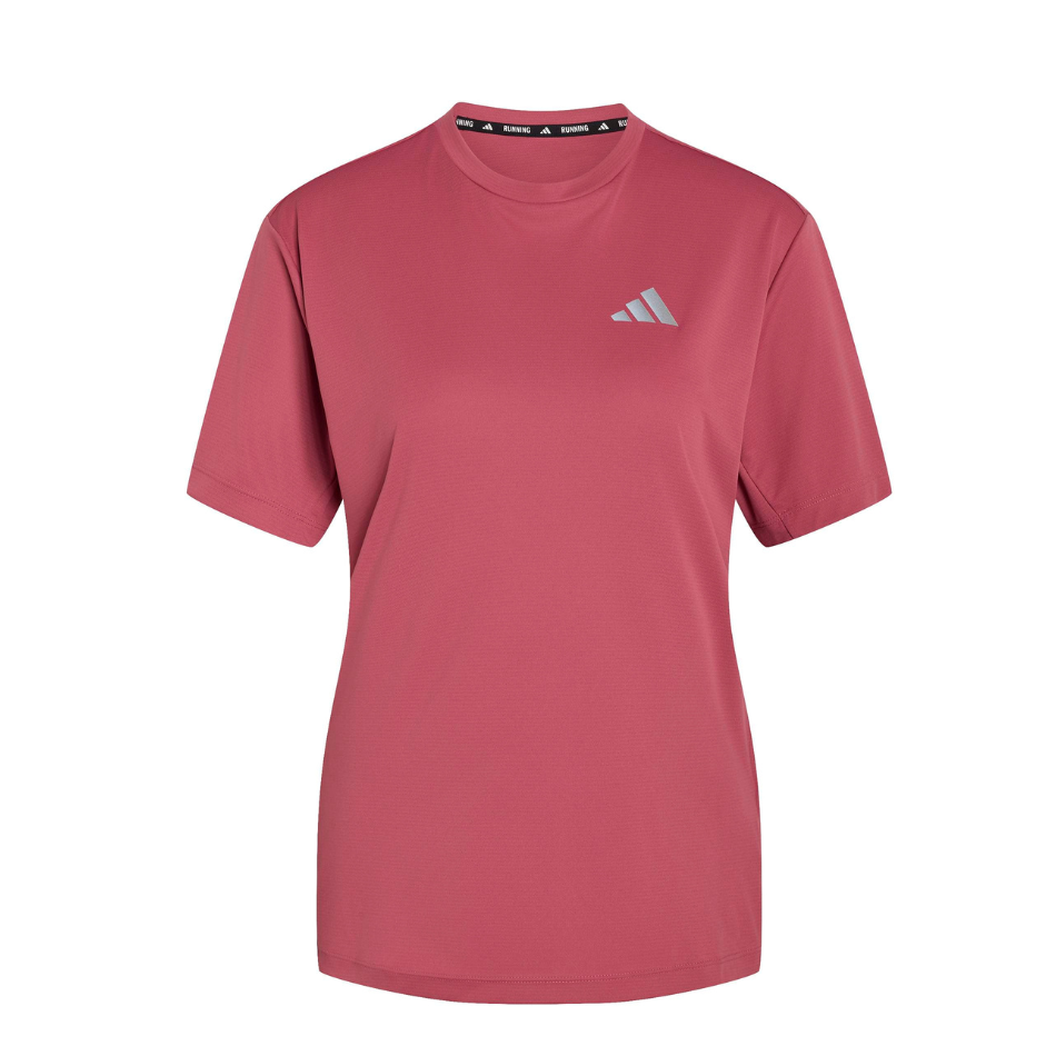 adidas Women's Run Essentials Tee in Dual Magenta AW26