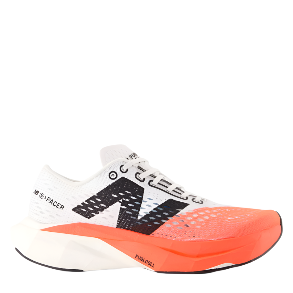 Fuelcell Supercomp Pacer V2 Running Shoes Urgent Red White Silver AW25