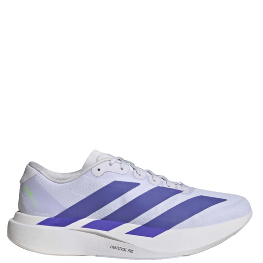 adidas Men's adizero Evo SL Woven Running Shoes in Frozen Purple/Solar Purple/Equipment Green AW26