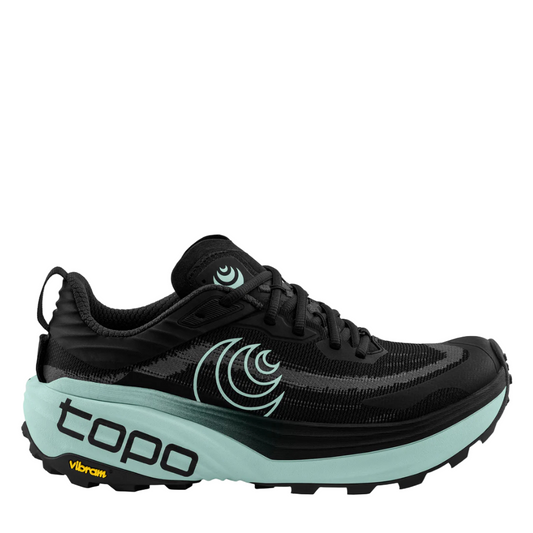 Topo Women's Vista Running Shoes in Black/Mint AW25
