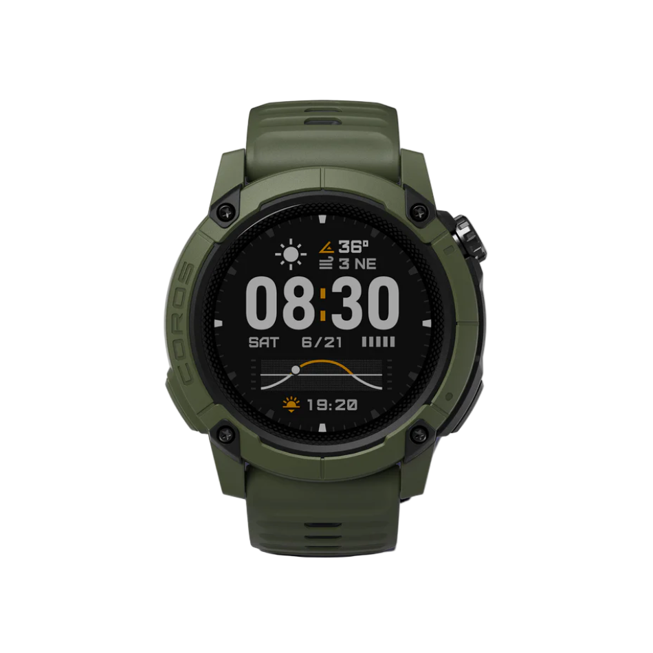 Coros Unisex Nomad Outdoor Adventure Watch in Green AW25