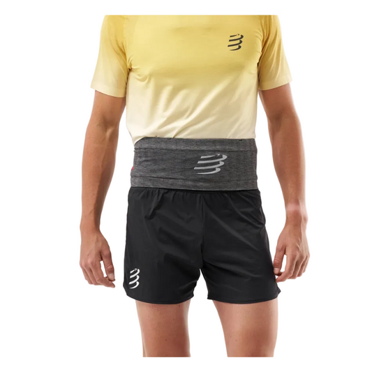 Compressport Unisex Free Belt in Black/Grey