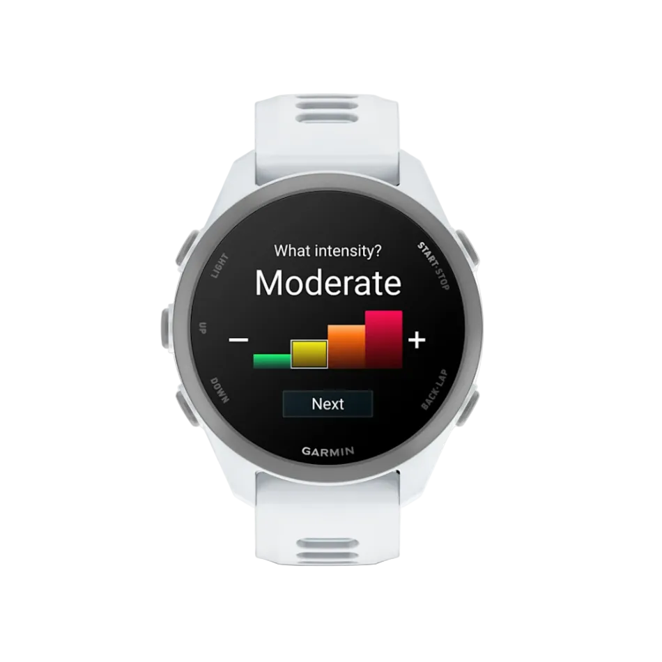 Garmin Unisex Forerunner 170 GPS Watch in Whitestone with Whitestone/Cloud Blue Band