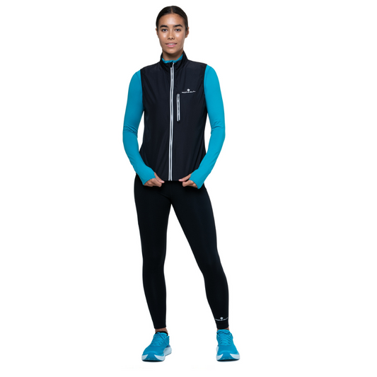 Ronhill Women's Core Gilet in All Black AW25