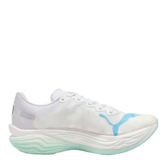 PUMA Men's Deviate NITRO Elite 3 Running Shoes in PUMA White/Speed Blue