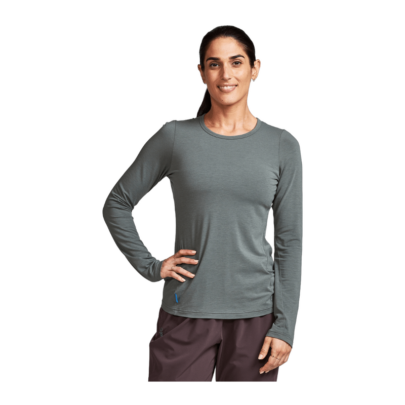 Janji Women's Circa Daily Long Sleeve in Scree AW24