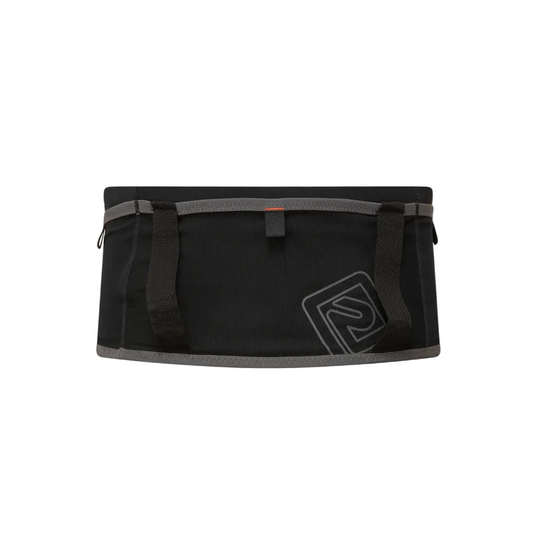 Ronhill Unisex Speed 360 Running Belt in Black/Ronhill Red SS26