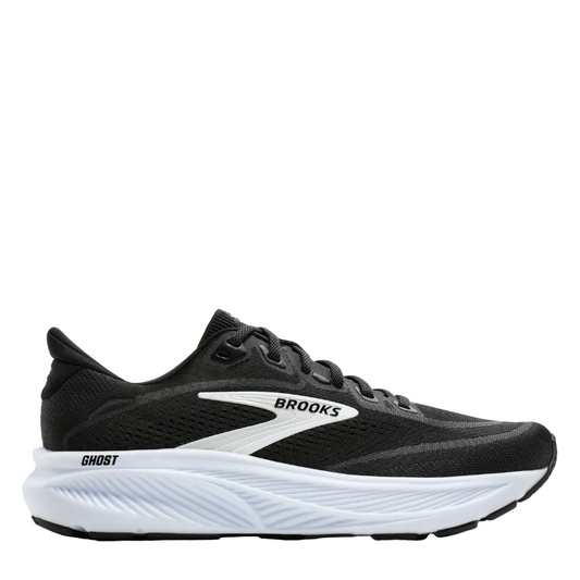 Brooks Women's Ghost 18 Running Shoes in Black/Grey/White AW26