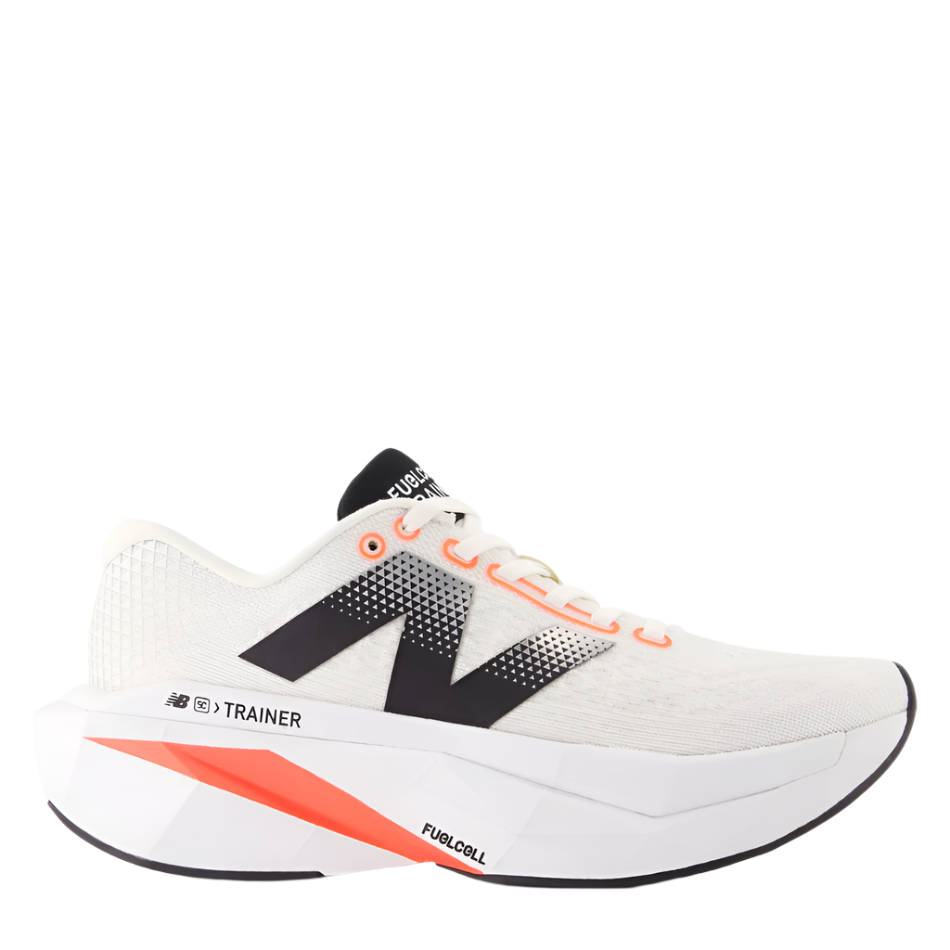 Fuelcell Supercomp Trainer V3 Running Shoes Sea Salt Urgent Red Black AW25