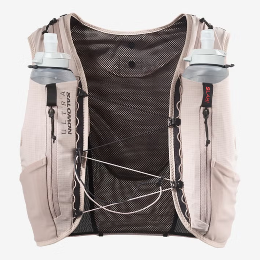 Salomon Unisex S/LAB Ultra 12 Running Vest in Goat/Black SS26