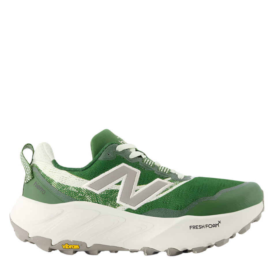 New Balance Women's Hierro v9 Trail Running Shoes in Dark Alpine Green/Arid Stone/Mineral AW25