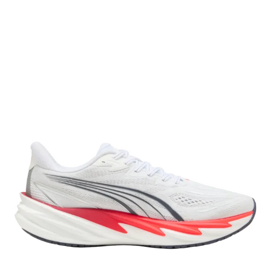 Puma Men's Velocity NITRO 5 Running Shoes in PUMA White/Ultra Red AW26