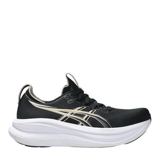 ASICS Women's GEL-NIMBUS 28 Running Shoes in Black/Feather Grey AW26