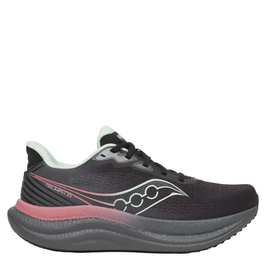 Saucony Women's Triumph 23 Running Shoes in Black/Calm - Online Exclusive