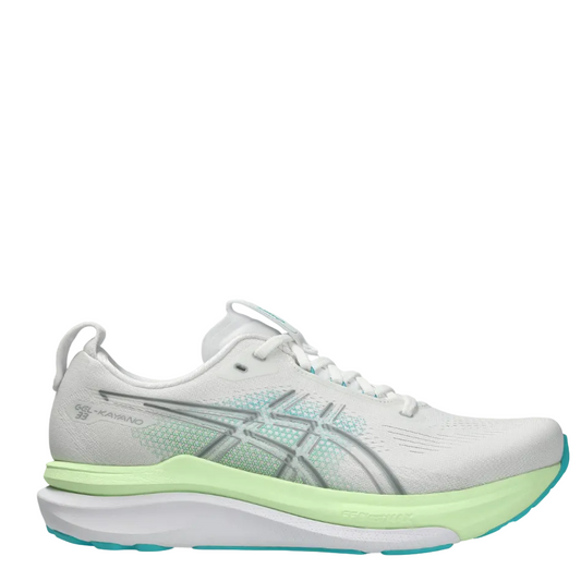 ASICS Men's GEL-KAYANO 33 Running Shoes in White/Energy Aqua AW26