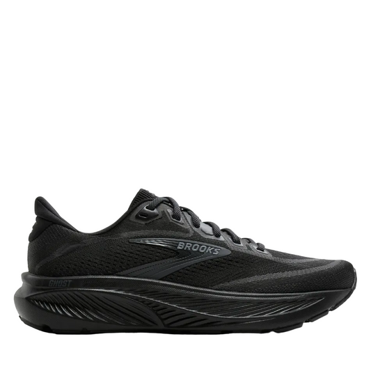 Brooks Men's Ghost 18 Running Shoes in Black/Black/Ebony AW26