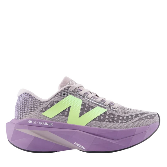 New Balance Women's FuelCell SuperComp Trainer v3 Running Shoes in Truffle Salt/Candied Violet SS26