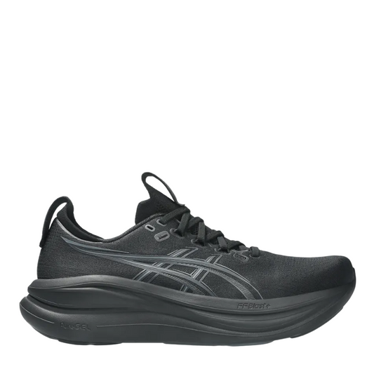ASICS Men's GEL-NIMBUS 28 Running Shoes in Black/Graphite Grey AW26