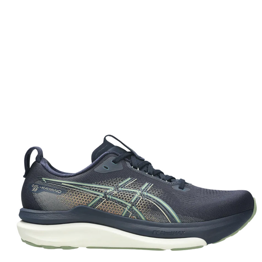 ASICS Men's GEL-KAYANO 33 Running Shoes in Midnight/Khaki Green AW26