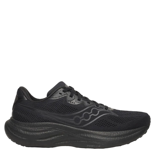 Saucony Men's Ride 19 Running Shoes in Triple Black AW26