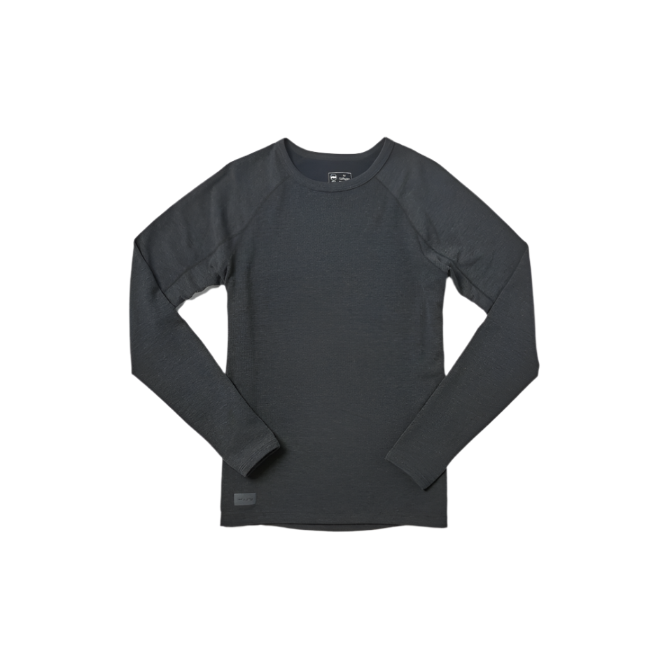 Janji Men's Waffleloft Long Sleeve in Midnight Heather AW25