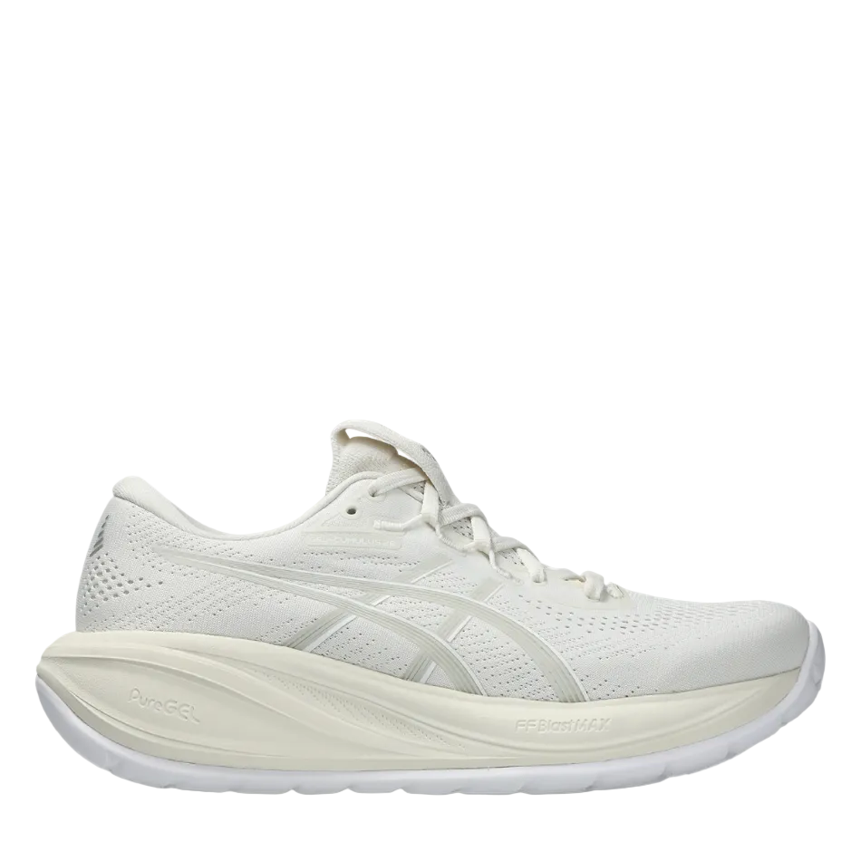 ASICS Women's GEL-CUMULUS 28 Running Shoes in Cream/Glacier Grey AW26