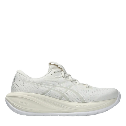 ASICS Women's GEL-CUMULUS 28 Running Shoes in Cream/Glacier Grey AW26