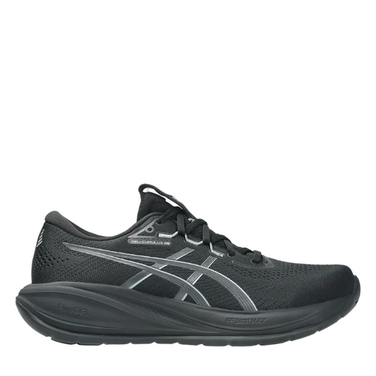 ASICS Men's CEL-CUMULUS 28 Running Shoes in Black/Carrier Grey AW26