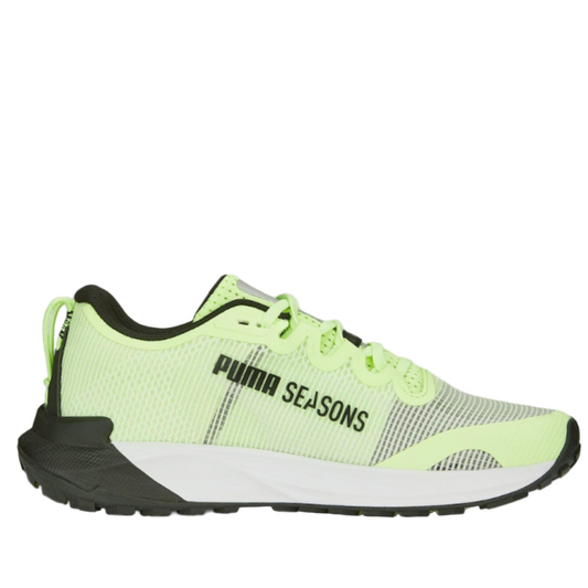 Puma Women's Fast-Trac NITRO Running Shoes in Black/Yellow SS24