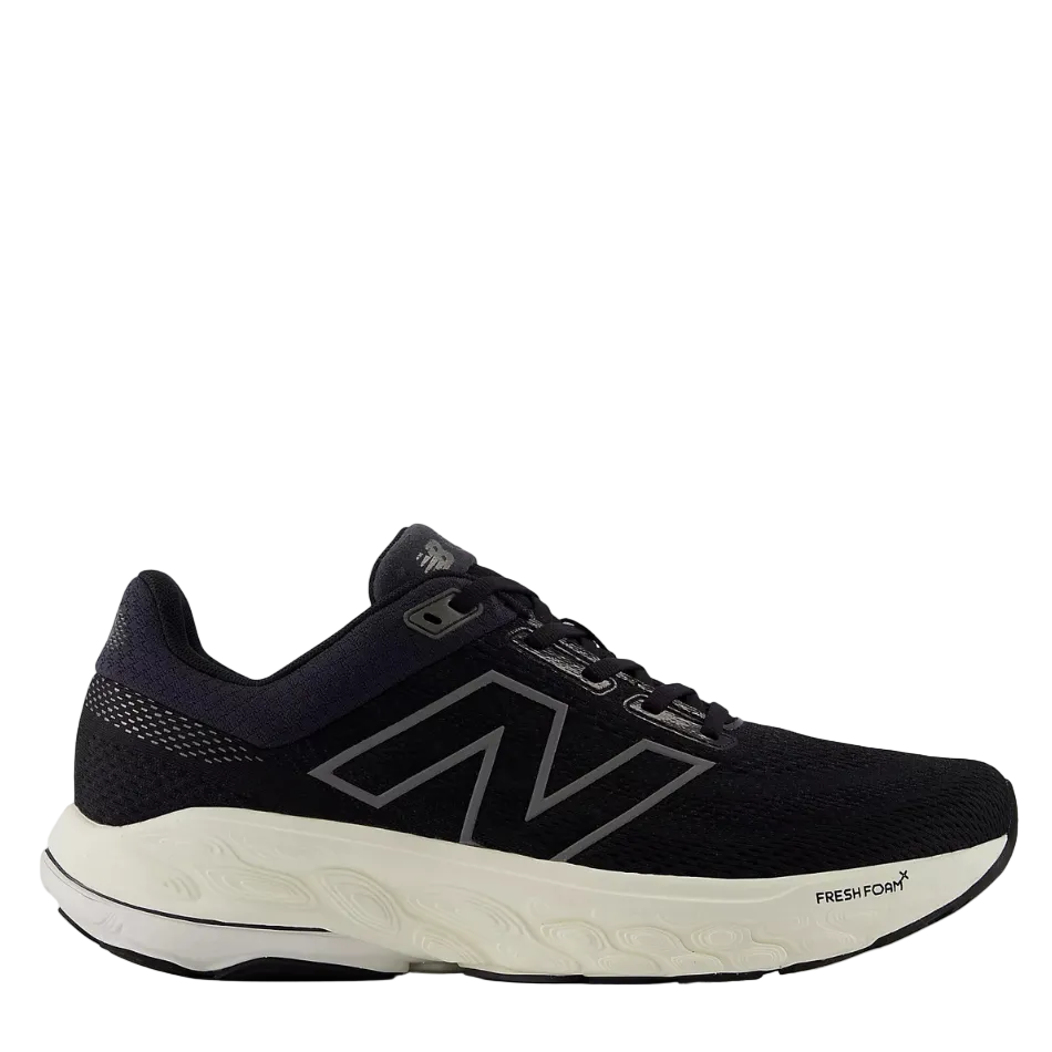New Balance Men's 860 V14 Running Shoes in Black/Phantom/Sea Salt SS25