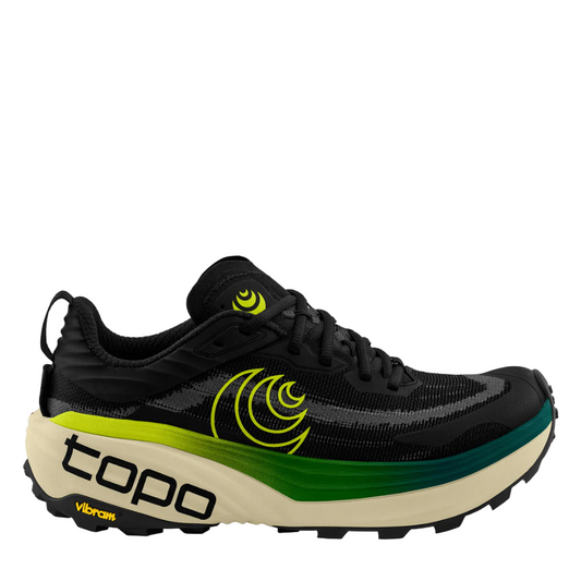 Topo Men's Vista Running Shoes in Black/Lime AW25
