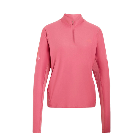 adidas Women's Adi365 Long Sleeved Zip Top in Dual Magenta AW26