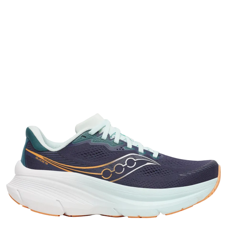 Saucony Women's Guide 19 Running Shoes in Naval/Spa AW26