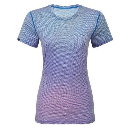 Ronhill Women's Tech Golden Hour Tee in Classic Blue Refraction SS26