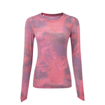 Ronhill Women's Tech Golden Hour Long Sleeve Tee in Salsa Illuminations AW24