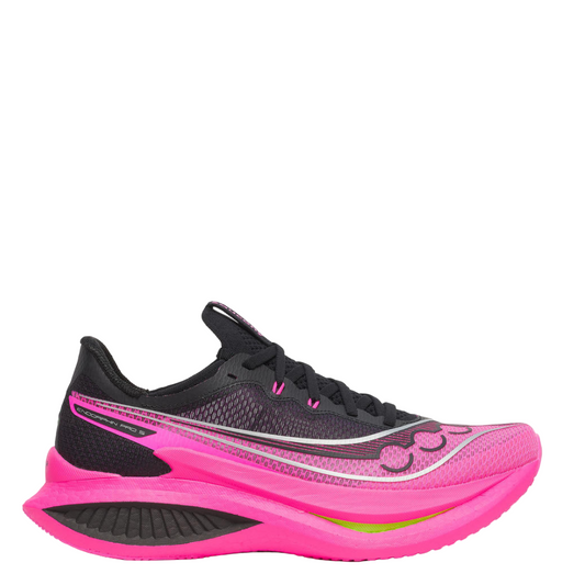 Saucony Women's Endorphin Pro 5 Running Shoes in Black/Shock SS26