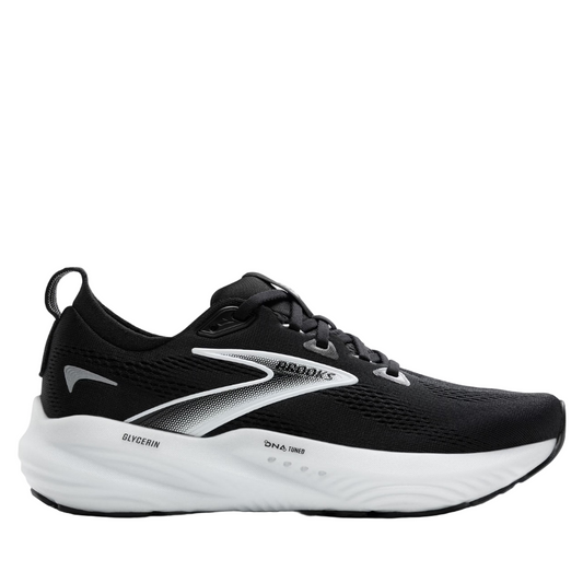 Brooks Women's Glycerin 22 Running Shoes in Black/Grey/White AW25