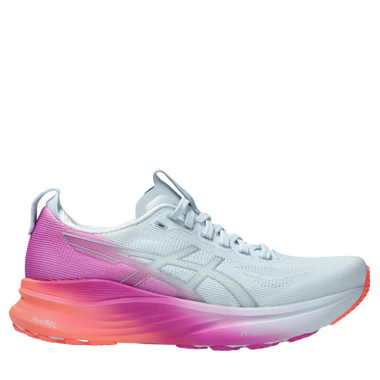 ASICS Women's GEL-KAYANO 32 Sunny Sizzle Running Shoes in Sky/Digital Sakura SS26