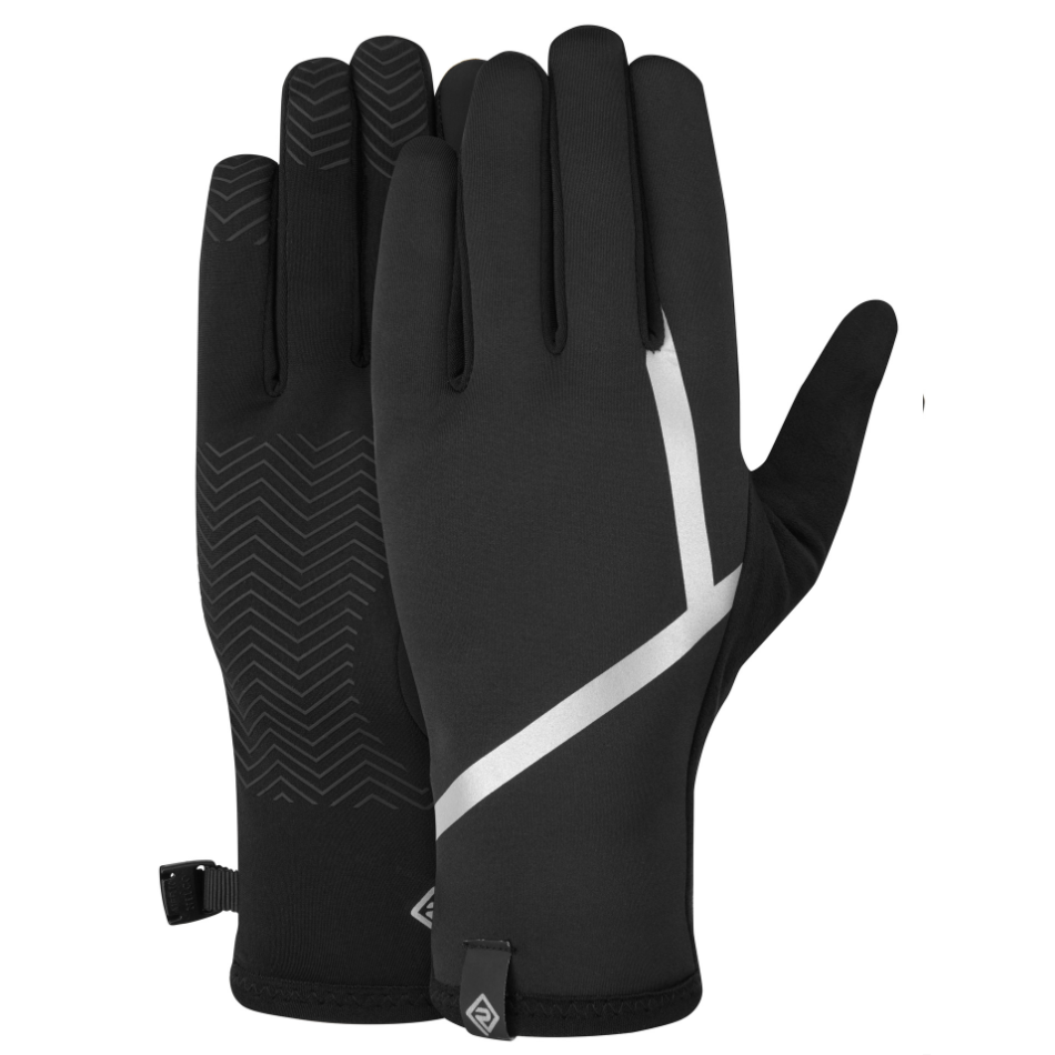 Ronhill Unisex Wind-Block Glove in All Black AW25