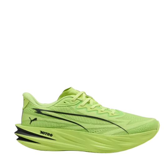 Puma Men's Deviate Pure Nitro Running Shoes in Sunny Lime/Lime Squeeze AW26