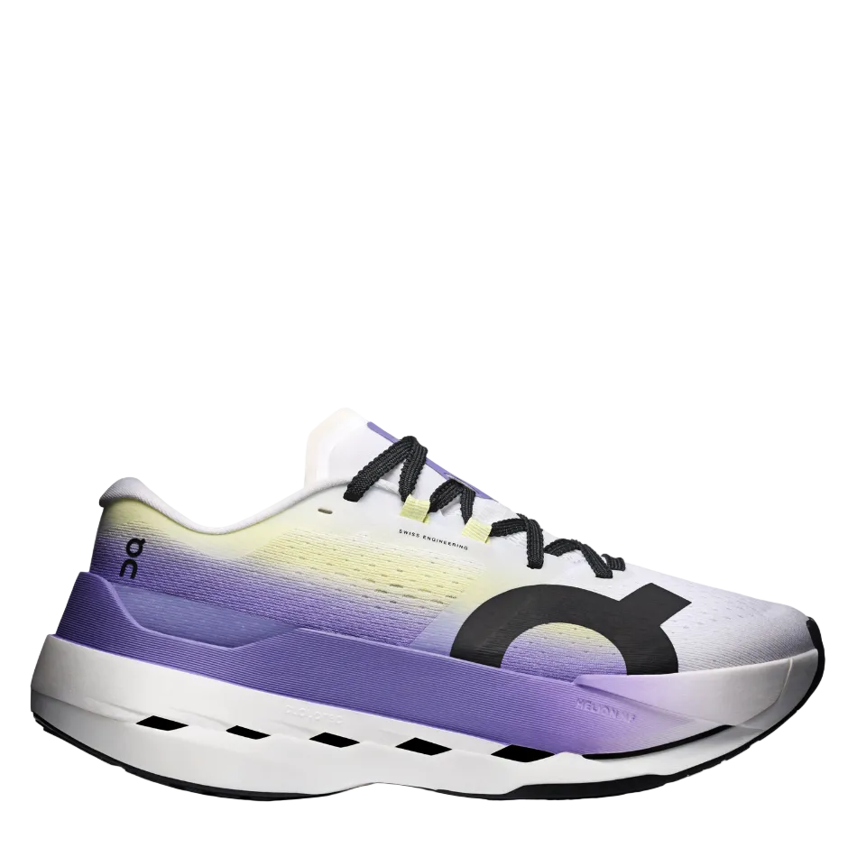 On Men's Cloudboom Max Running Shoes in White/Juniper SS26