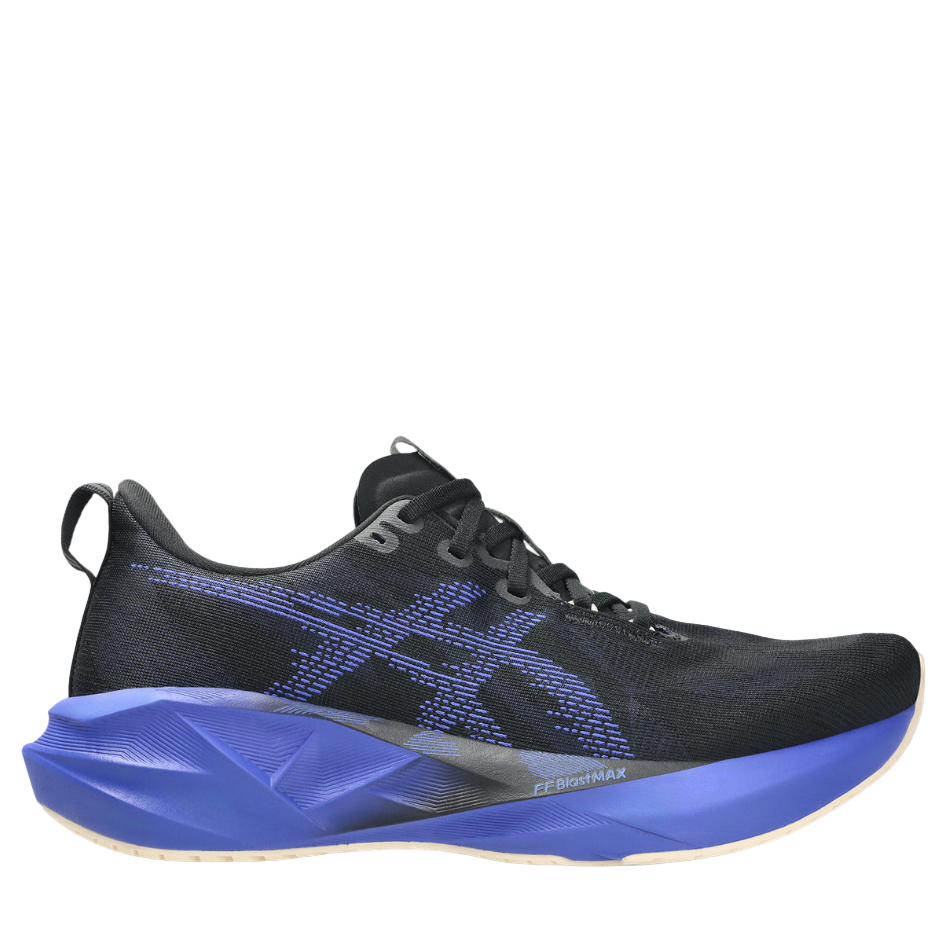 ASICS Men's NOVABLAST 5 Running Shoes in Black/Cobalt Burst SS26