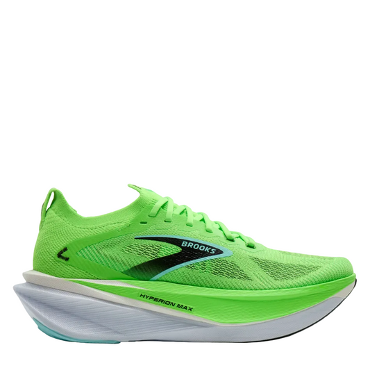 Brooks Men's Hyperion Max 3 Running Shoes in Green Gecko/Black/Blue SS26